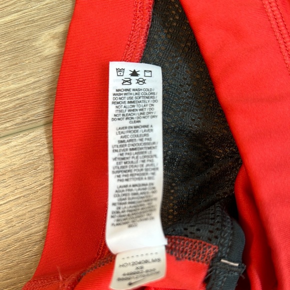 Bright Red Nike Racerback Sports Bra - Picture 6 of 7